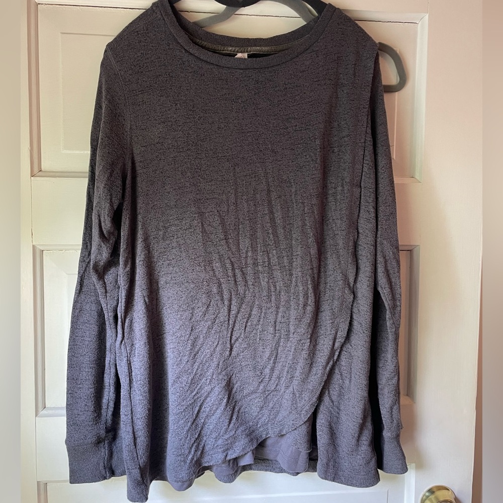 Maternity/nursing sweatshirt.